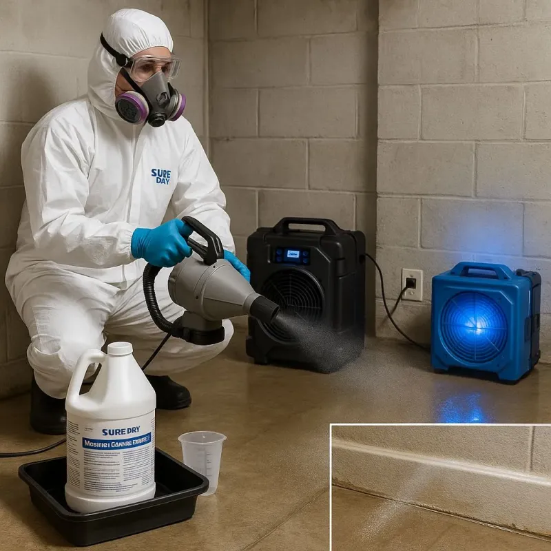 Sanitization and Odor Removal process in Punxsutawney, PA