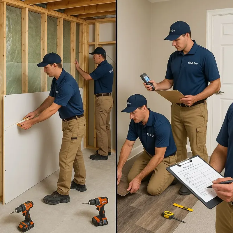 Repairs and Reconstruction process in Punxsutawney, PA